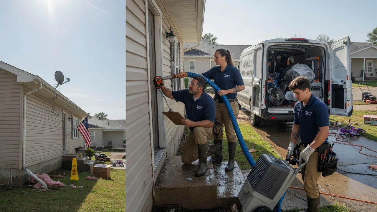 Ceiling Water Damage Restoration in Delaware, OK near me